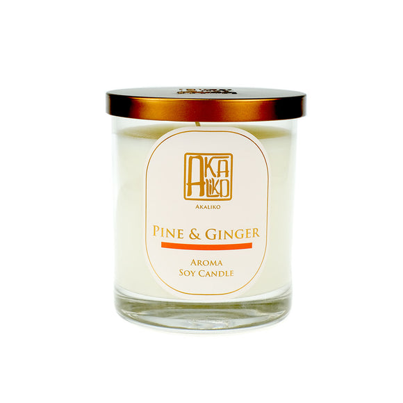 Akaliko Soy Candle - Pine & Ginger