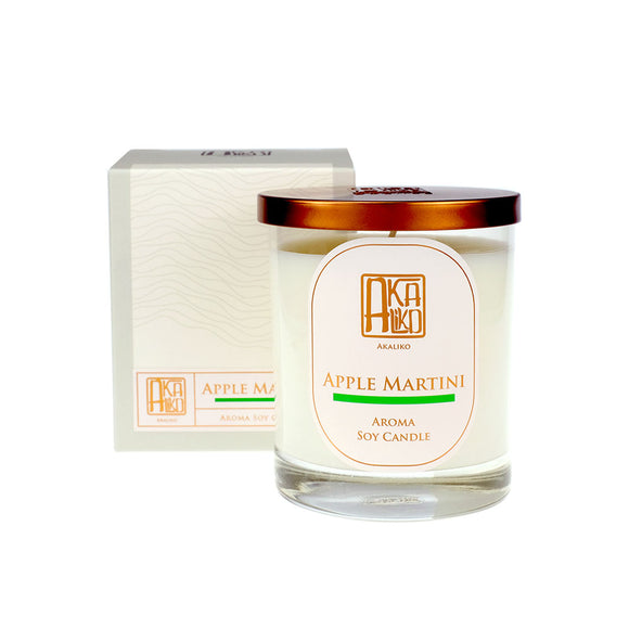 Akaliko Soy Candle - Apple & Martini